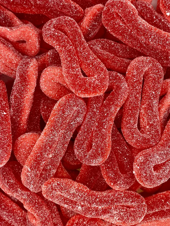 Anneaux Fraise sucrés - 100 gr