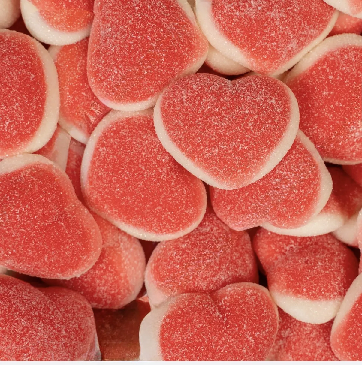 Doubles coeurs pêches sucrés - 100 gr